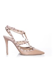 Pre-owned Caged rockstud pumps