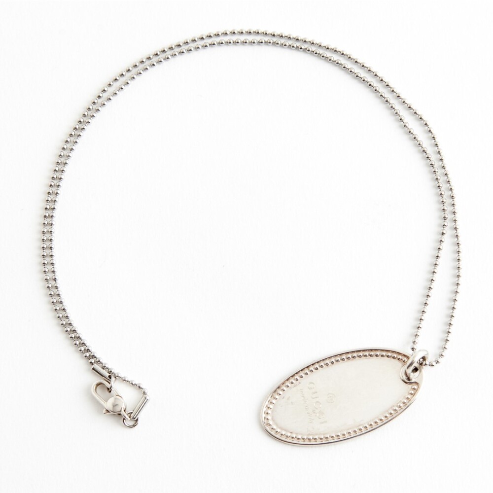 Pre-owned Oval Plate necklace