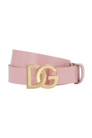 Patent Leather Belt with DG Logo