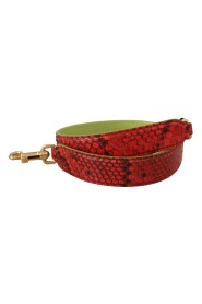 Multicolor Python Leather Bag Accessory Strap