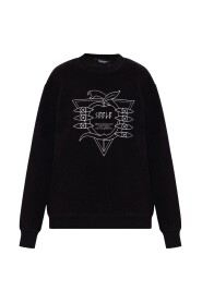 Fleece sweatshirt with zips