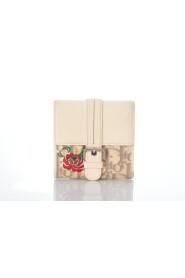 Pre-owned Canvas Wallet Flowers