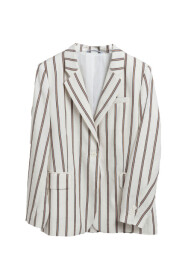 Linen striped jacket