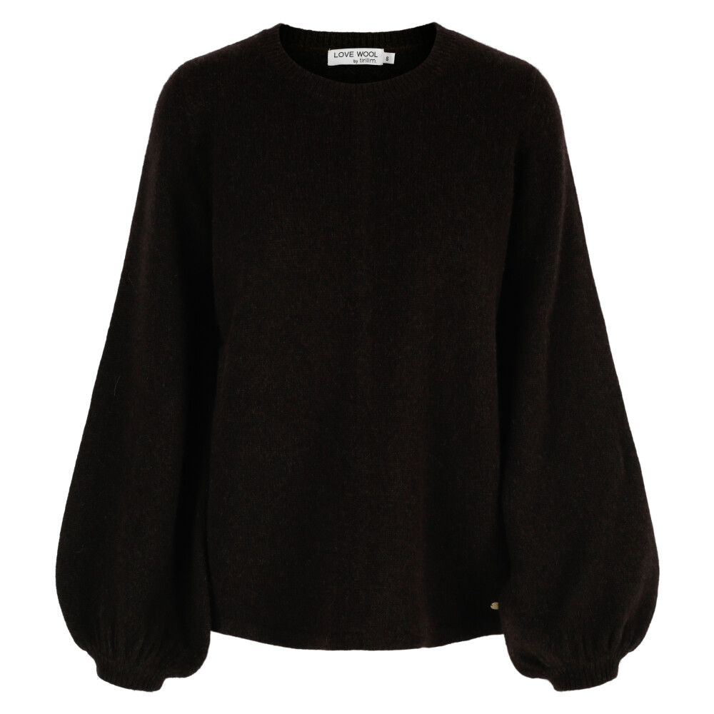 black ALISON CHUNKY GENSER MED PUFFERMER | tirillm ALISON CHUNKY GENSER MED PUFFERMER TirillM