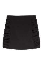 F5768 Heavy Crepe Mini Skirt