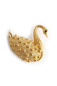 Lane swan brooch