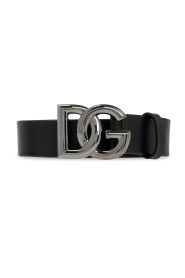 Logo-lettering Leather Belt