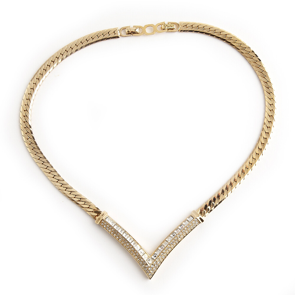 Brugt halskæde V-form | Dior | Smykker | Miinto.dk