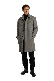 Straight Mac in wool made in France