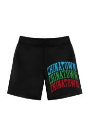 Chinatown Market Hose „Triple Arc Sweatshorts“ -black