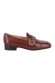 Leather Loafers with Double G