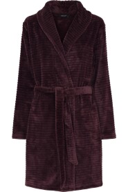 Short robe with stripes