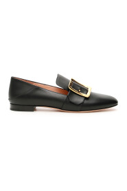 Janelle Square Buckle Loafers