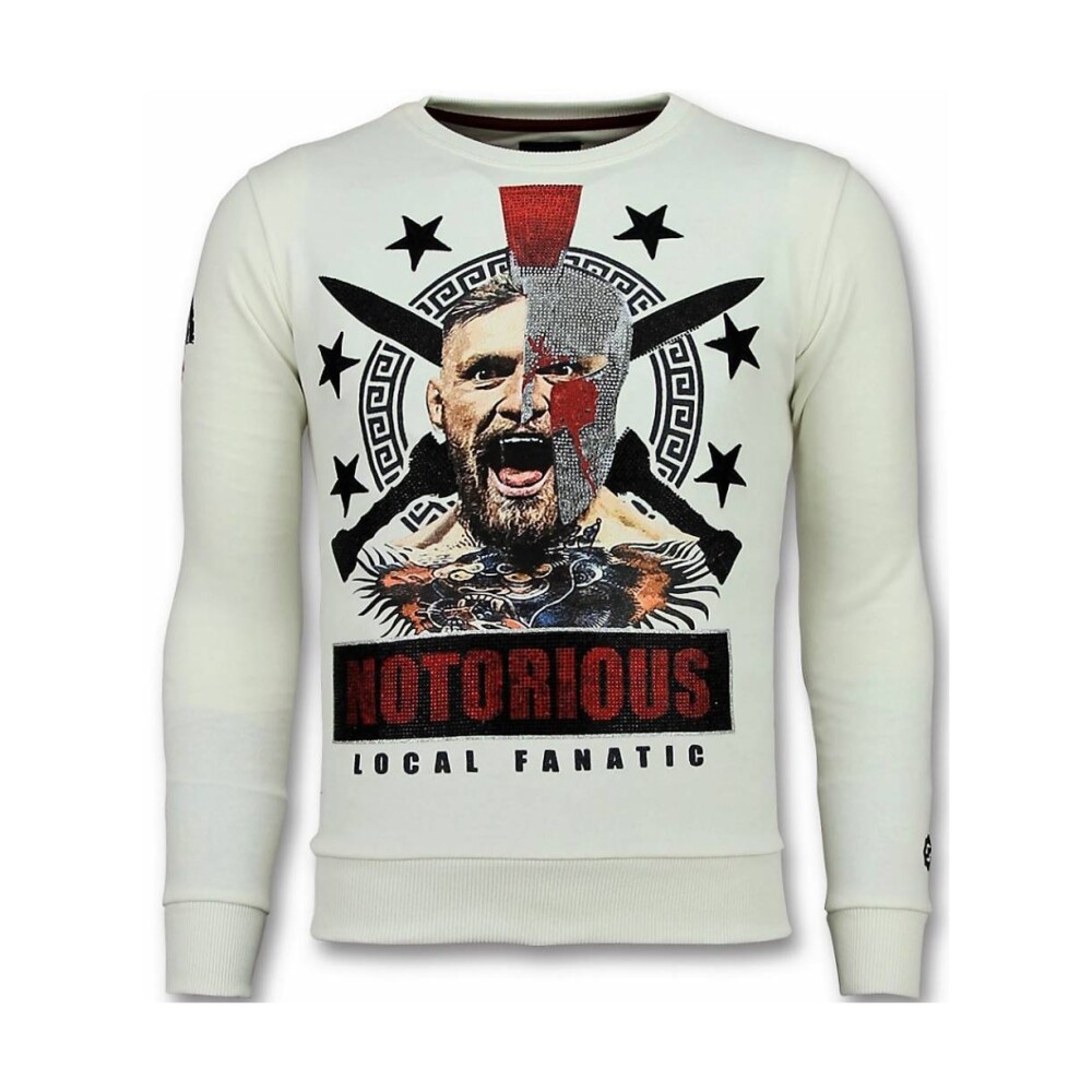 White Notorisk gensere Mcgregor Warrior Sweater | Local gray Notorisk gensere Mcgregor Warrior Gensere | Local