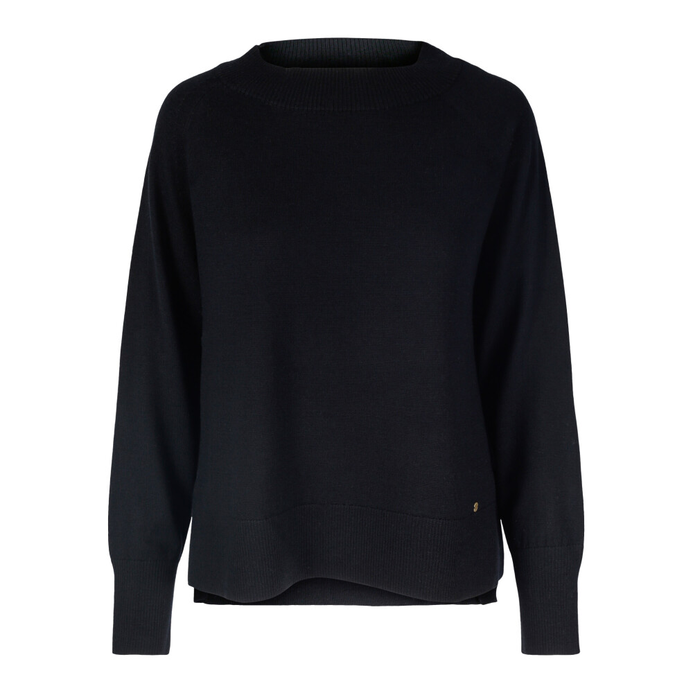 Black GENSER | tirillm | Ullgensere | Miinto.no AMY A LINE MERINOULL GENSER TirillM