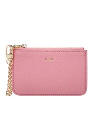 LEATHER COIN POUCH PALE PINK