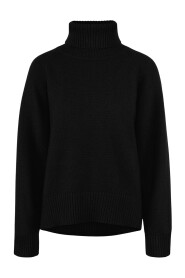 Cashmere sweater with high neck