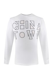 Chinatown Market T-Shirt „UV CTM LS TEE“ -white