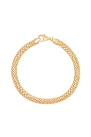 Men& Gold Woven Chain Bracelet