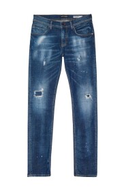 JEANS- AM GILMOUR RECYCLED COTTON STRETCH DENIM