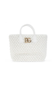Raffia Crochet Shopper Bag