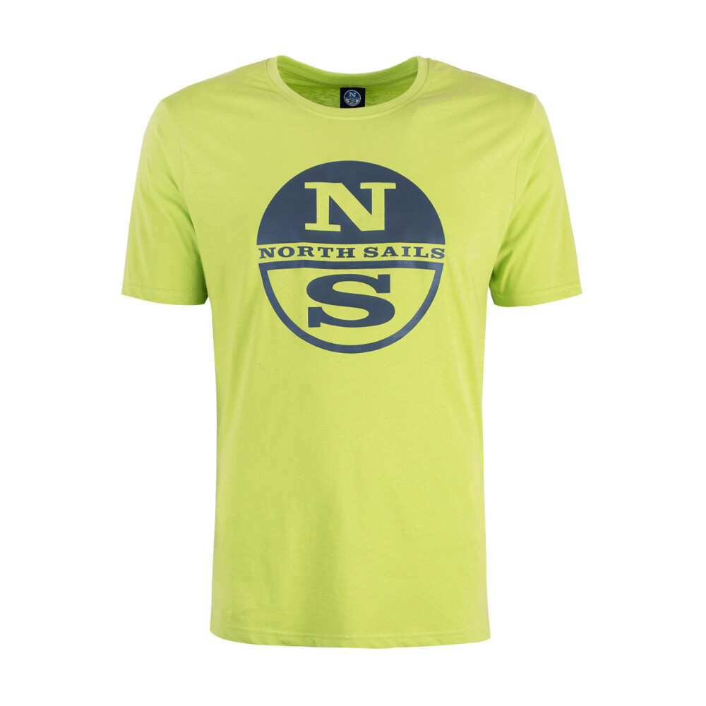 North Sails - T-shirt med tryck - Grön -  Herr - Storlek: M,S