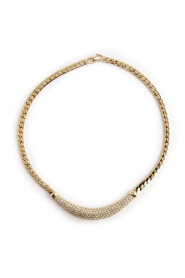 Pre-owned chrystal bar necklace