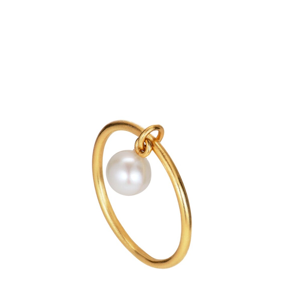 ROW | Pearl Ring | Gold Plated