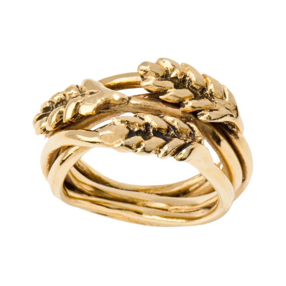 Multis Épis de Blé gold plated ring