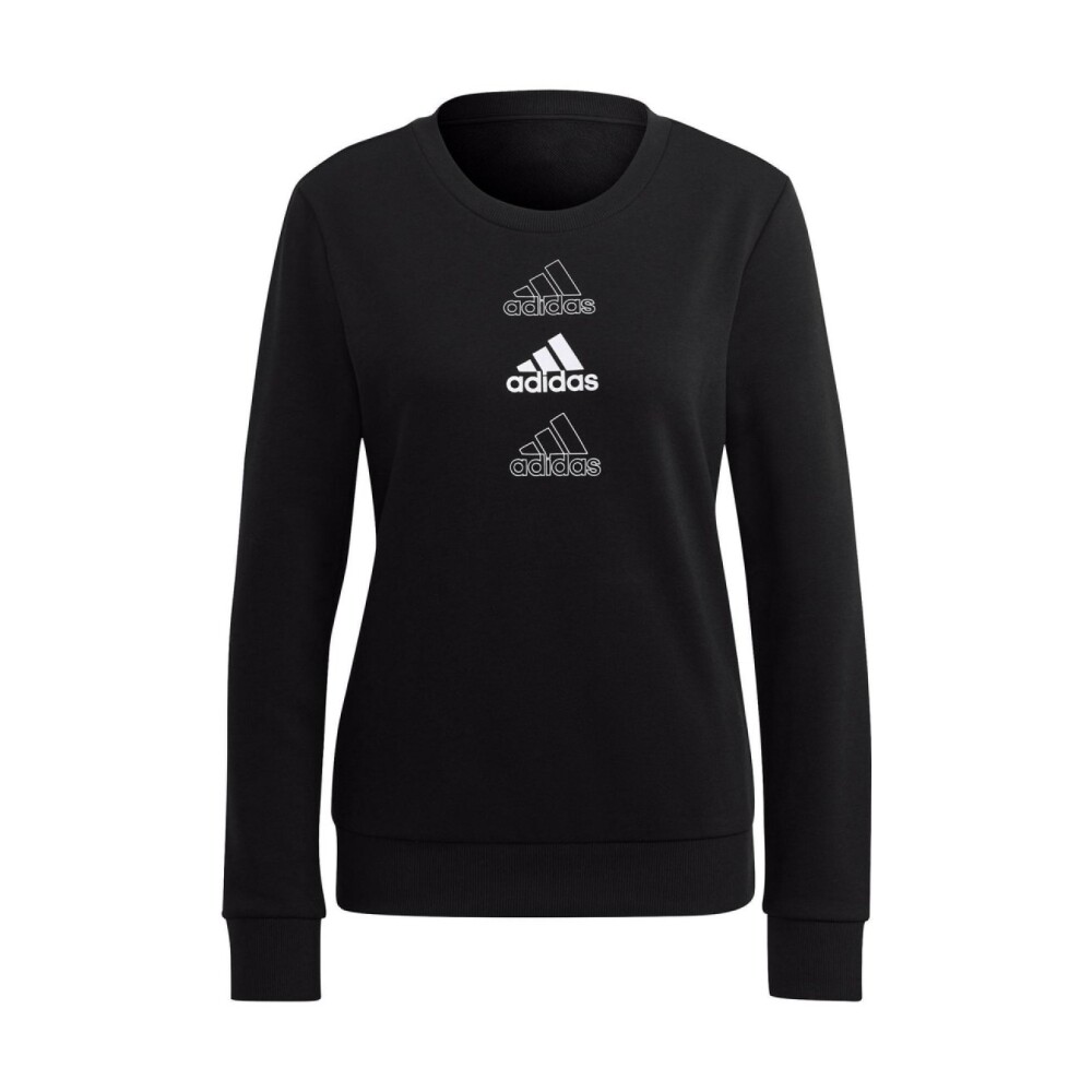 Adidas Printed logo sweatshirt Svart, Dam