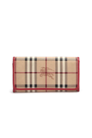 pre-owned Haymarket Check Long Wallet