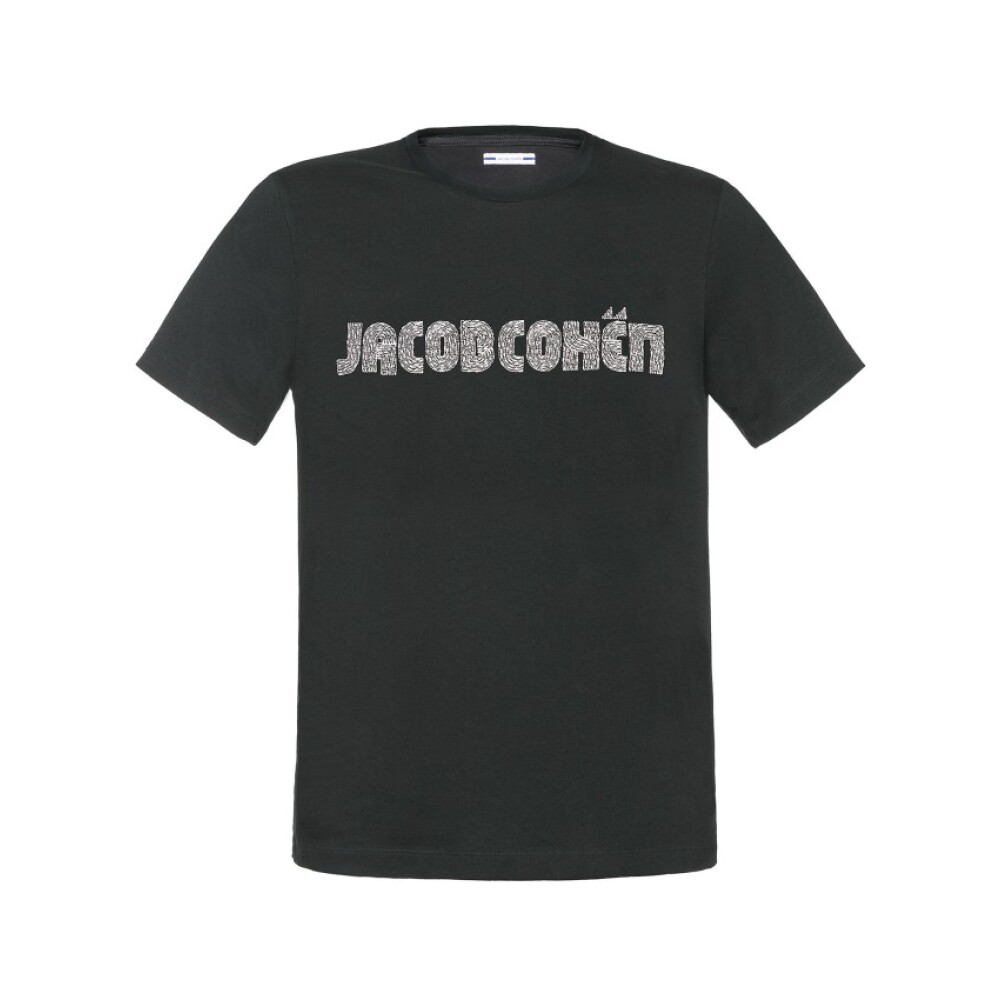 Jacob Cohën - T-shirts - Svart -  Herr - Storlek: M,2Xl