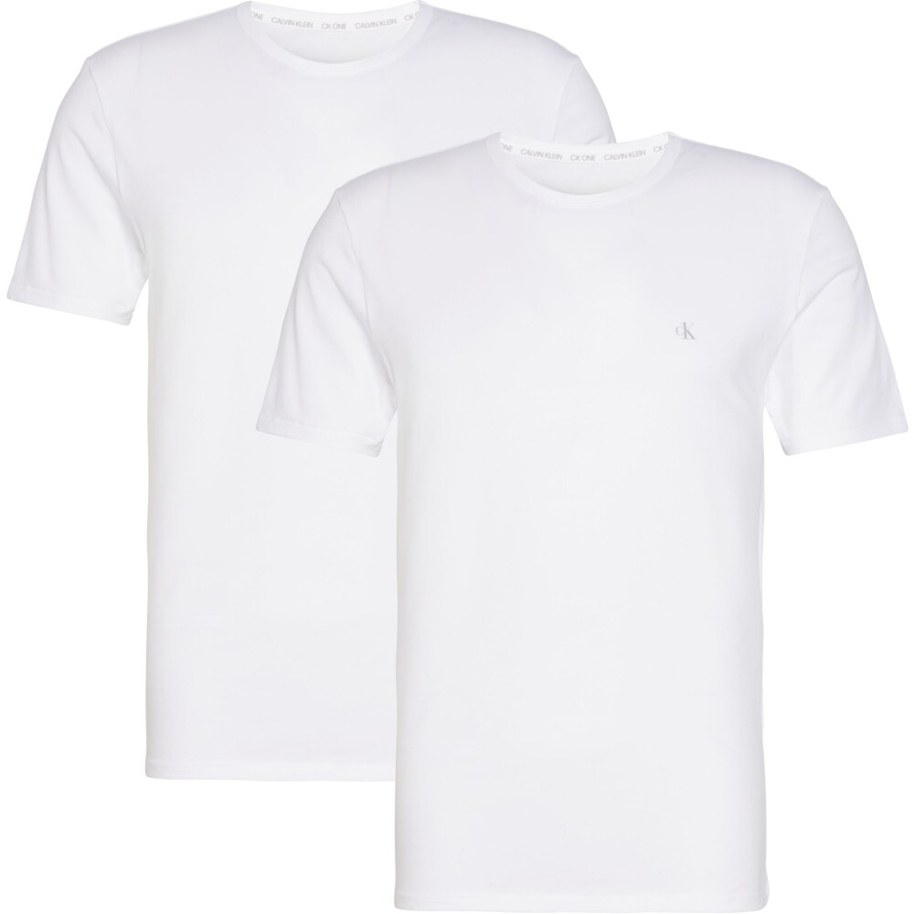 Calvin Klein T shirts s/s crew neck 2pack(000nb2221a 100 ) online kopen