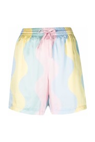 Casa Shell Wave Silk Shorts