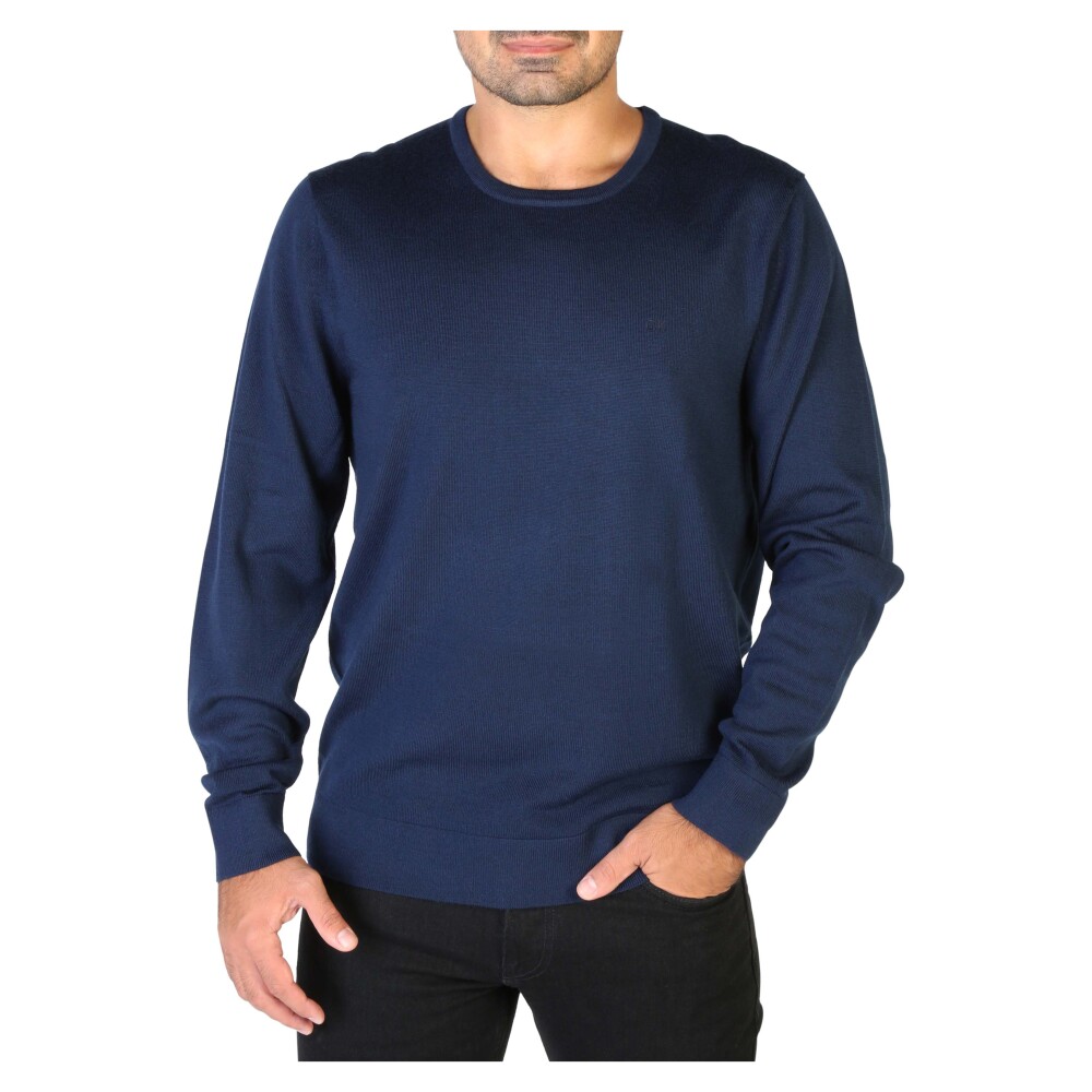 Calvin Klein K10k109474 Blue Mens Sweaters