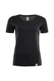 Lightwool T-Shirt,  Woman Jet Black