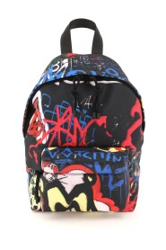 graffiti print mini backpack