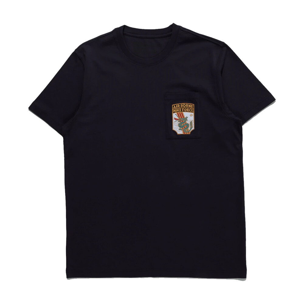 Maharishi - T-shirt med tryck - Blå -  Herr - Storlek: S,L,Xl,M