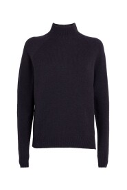 Sweater With Stand-Up Collar