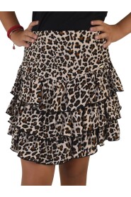 Skirt with Safari Pattern