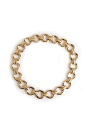 Pre-owned round link necklace