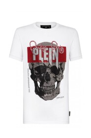 T-shirt Platinum Cut Round Neck Skull