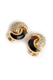 Pre-owned swirl earrings