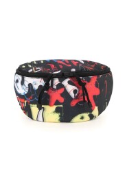 graffiti print belt bag