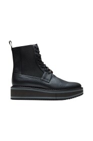 Brendy leather platform boots