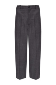 Pleat-front trousers
