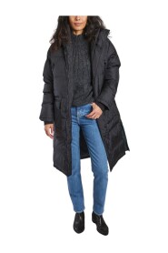 Buttoned Black Down Jacket