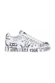 Graphic-print sneakers