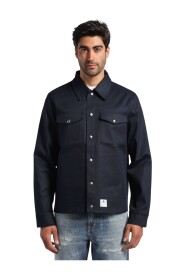 Firm cotton shirt jacket