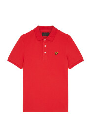 Lyle ; Scott Cotton Polo Shirt Gala Red